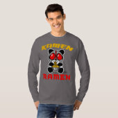 Kamenのラーメンの長袖 Tシャツ (正面フル)