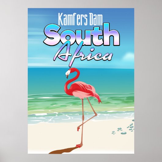 Kamfers Dam South African旅行ポスター ポスター (正面)