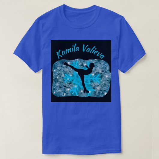 Kamila Valieva Figure Skating Tシャツ (デザイン正面)