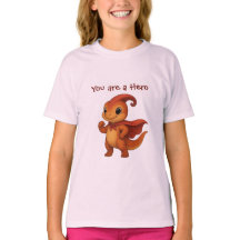 Kammli「あなたはヒーローだよ」キッズTシャツ