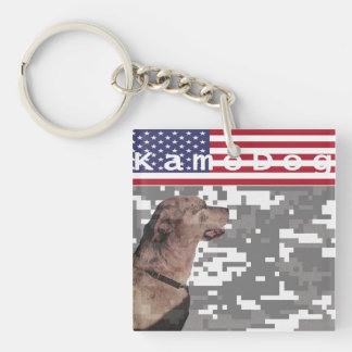 KamoDogのスパイクw/Flag Keychain キーホルダー