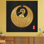 KAMON (家紋)小林キャンバスプリント キャンバスプリント (インサイチュ (リビング))