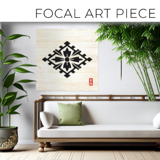 KAMON (家紋)山口キャンバスプリント キャンバスプリント