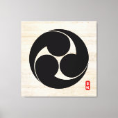 KAMON (家紋)山本帆布プリント キャンバスプリント (正面)