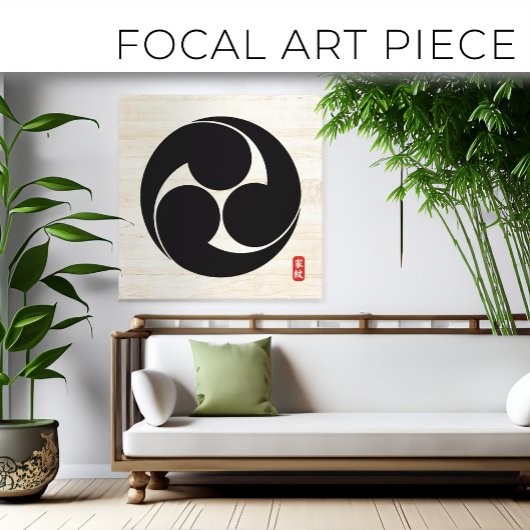 KAMON (家紋)山本帆布プリント キャンバスプリント