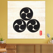 KAMON (家紋)清水キャンバスプリント キャンバスプリント (インサイチュ (リビング))