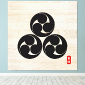 KAMON (家紋)清水キャンバスプリント キャンバスプリント (インサイチュ (ウッドフロア))