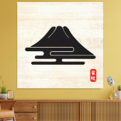 KAMON (家紋)青木キャンバスプリント キャンバスプリント (インサイチュ (リビング))