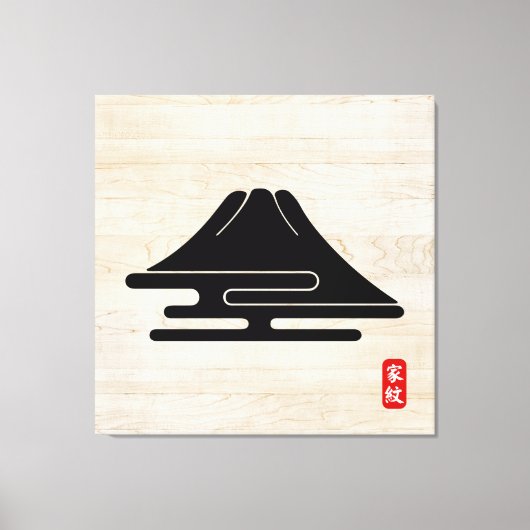 KAMON (家紋)青木キャンバスプリント キャンバスプリント (正面)