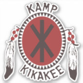 Kamp Kikakee Ernestがキャンプシールにインスパイア行く シール (正面)