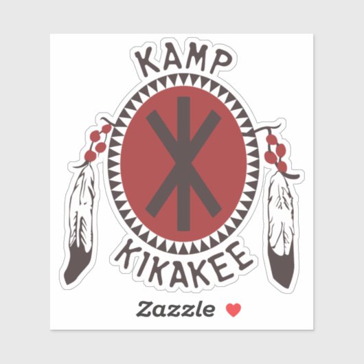 Kamp Kikakee Ernestがキャンプシールにインスパイア行く シール (シート)