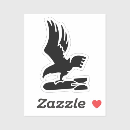 Kampfgeschwader 2 (1./KG 2 ) Insignia正方形スティック シール (シート)