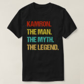 Kamron The Man The Myth The Legend Pullover Tシャツ (デザイン正面)