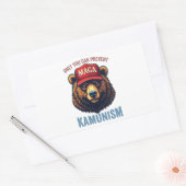 Kamunism Harrisを防ぐのはあなただけだ 長方形シール (封筒)