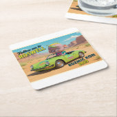 Kan Kooler  スクエアペーパーコースター (アングル)