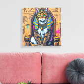 KANAANI CAT-PHARAOH 2 キャンバスプリント (インサイチュ (リビング))