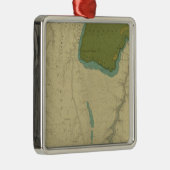 Kanabを示す地質地図 メタルオーナメント (右)