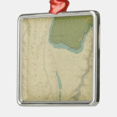 Kanabを示す地質地図 メタルオーナメント (左)