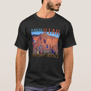 Kanabユタの熱気は黒を風船のようにふくらませます Tシャツ