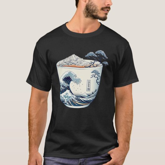 Kanagawa Tea Cup A that Takes You to Okinawa Tシャツ (正面)