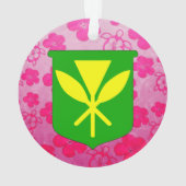 Kanaka MaoliピンクのHonu オーナメント (裏面)