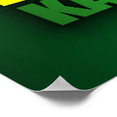 Kanaka Maoli Flag ポスター (角)