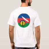 Kanaky Nouvelle-Calédonie, drapeau kanak Tシャツ (裏面)