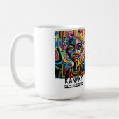 Kanaky street art, Nouvelle-Calédonie, art urbain  コーヒーマグカップ (左)