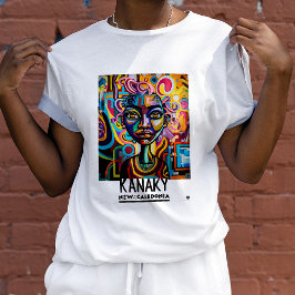 Kanaky street art, Nouvelle-Calédonie, art urbain  Tシャツ