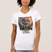 Kanaky street art, Nouvelle-Calédonie, art urbain Tシャツ (正面)