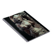 Kanaraの日曜日の寺院からのダンサー、インディアン、13t ノートブック (右側)