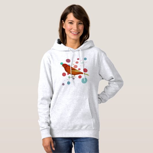 "Kanarienvogel und Kleckse" Sweatshirt パーカ (正面フル)