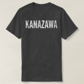 Kanazawa Japan Distressed Graphic  Tシャツ (デザイン正面)