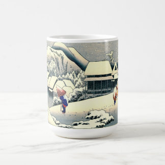 Kanbaraの場所のTokaidoの道1833年 コーヒーマグカップ