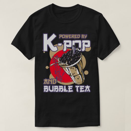 Kand Bubble Tea Boba Tea KPOP 1 Tシャツ (デザイン正面)