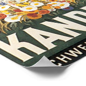 Kanderstegスイスのヴィンテージ旅行ポスター ポスター (角)