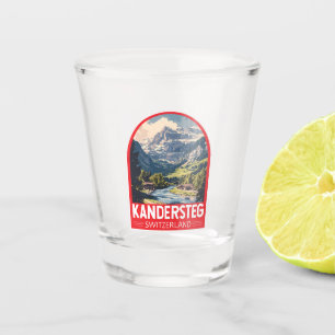 Kanderstegスイス旅行芸術エンブレム ショットグラス