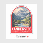 Kanderstegスイス旅行芸術エンブレム シール (シート)