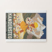 Kanderstegスイス連邦共和国のヴィンテージ旅行ポスター ジグソーパズル (横)