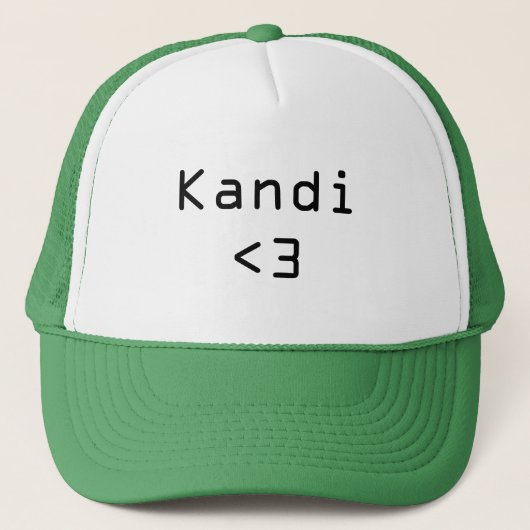 Kandi <3 キャップ (正面)