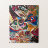 KandinskyによるコンポジションVII, 1913用フラグメント2 ジグソーパズル (縦)