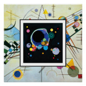 Kandinskyによる作文VIIIのいくつかの円 ポスター (正面)