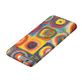 Kandinskyによる同心円付き正方形 Case-Mate iPhoneケース (底)