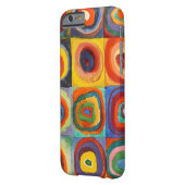 Kandinskyによる同心円付き正方形 Case-Mate iPhoneケース (裏面左)