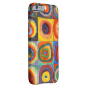 Kandinskyによる同心円付き正方形 Case-Mate iPhoneケース (裏面/右)