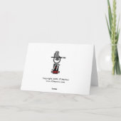 Kandinskyの子犬カード#2 カード (裏面)