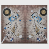 Kandinskyの抽象的な絵画の世紀半ばの近代美術 ラッピングペーパー (フラット)
