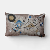 Kandinskyの抽象的な絵画の世紀半ばの近代美術 ランバークッション (裏面)