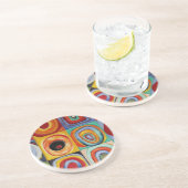 Kandinskyの抽象美術 コースター (側面)