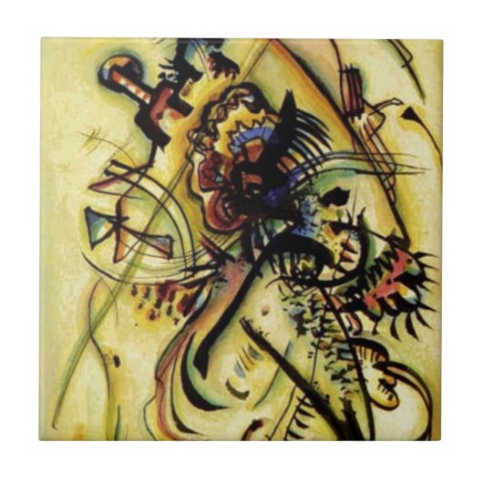 Kandinskyの未知の声へ タイル (正面)